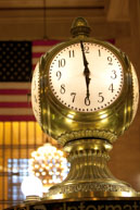 Grand Central Station Clock / Clock above the information desk at Grand Central Station in New York