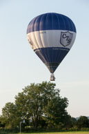Following balloon / Flight with Gary Davies at Bristol International Balloon Fiesta 2012