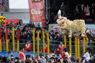 Flying Lion #3 / An amazing flying lion performing acrobatics as part of the Chinese New Year celebrations in Trafalgar Square, London