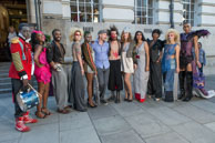 #MANONBENCH - Image 620 / David Tovey's #MANONBENCH fashion show held on 27th September 2015 along the South Bank, London to show support for homelessness
