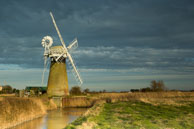 Windmill 9 / Windmill in the Norfolk broads on a spring evening
