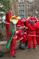 London Santacon 2015 - #017 / Hundreds of Santas take to the London streets to spread Christmas cheer