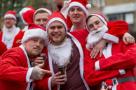 London Santacon 2015 - #095 / Hundreds of Santas take to the London streets to spread Christmas cheer