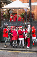 London Santacon 2015 - #110 / Hundreds of Santas take to the London streets to spread Christmas cheer