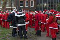 London Santacon 2015 - #142 / Hundreds of Santas take to the London streets to spread Christmas cheer