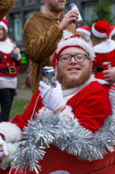 London Santacon 2015 - #171 / Hundreds of Santas take to the London streets to spread Christmas cheer
