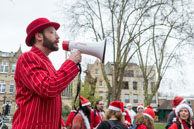 London Santacon 2015 - #207 / Hundreds of Santas take to the London streets to spread Christmas cheer