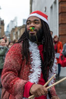 London Santacon 2015 - #247 / Hundreds of Santas take to the London streets to spread Christmas cheer