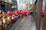 London Santacon 2015 - #267 / Hundreds of Santas take to the London streets to spread Christmas cheer