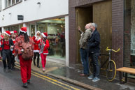 London Santacon 2015 - #277 / Hundreds of Santas take to the London streets to spread Christmas cheer