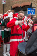 London Santacon 2015 - #291 / Hundreds of Santas take to the London streets to spread Christmas cheer