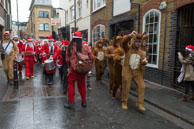 London Santacon 2015 - #297 / Hundreds of Santas take to the London streets to spread Christmas cheer