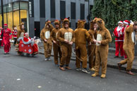 London Santacon 2015 - #303 / Hundreds of Santas take to the London streets to spread Christmas cheer