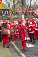 London Santacon 2015 - #460 / Hundreds of Santas take to the London streets to spread Christmas cheer