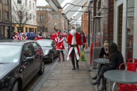 London Santacon 2015 - #476 / Hundreds of Santas take to the London streets to spread Christmas cheer