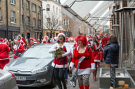 London Santacon 2015 - #481 / Hundreds of Santas take to the London streets to spread Christmas cheer