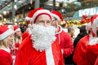 London Santacon 2015 - #635 / Hundreds of Santas take to the London streets to spread Christmas cheer