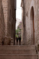 Alley in Split / Croatia in October 2011