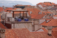 Rooftop dining / Croatia in October 2011