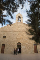 Front of St. George's church / Images from Madaba, Jordan in early November 2013