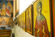 Holy paintings / Images from Madaba, Jordan in early November 2013