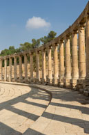 Arc of Roman pillars / Images from Jerash, Jordan in early November 2013