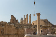 Restoration / Images from Jerash, Jordan in early November 2013