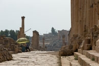 Stall on Cardo Maximus / Images from Jerash, Jordan in early November 2013