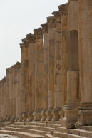 Pillars along Cardo Maximus / Images from Jerash, Jordan in early November 2013