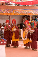 Religous ceremony / Monks preforming the religous ceremony at the festival