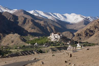 Monastery in the Himalayas / Travelling to one of many monasteries in the Himalayan foot hills of Ladakh