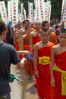 Dousing monks #3 / Religious procession for Lao New Year in Luang Prabang and following celebrations