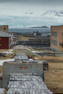 Mining works to the dock / Pyramiden, an abandoned Russian mining settlement