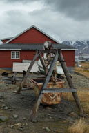 Old mining bucket / Longyearbyen, the main settlement in Svalbard