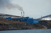 Mining works at Barentsburg / Barentsburg, the last active Russian settlement in Svalbard