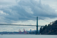 Lions Gate Bridge & Vancouver Docks / From my trip in October 2014 to  Vancouver showing the contrast between city and nature