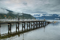 Deep Cove Pier / From my trip in October 2014 to  Vancouver showing the contrast between city and nature
