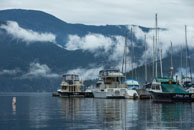 Boats & Clouds / From my trip in October 2014 to  Vancouver showing the contrast between city and nature