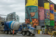 Cement Truck / From my trip in October 2014 to  Vancouver showing the contrast between city and nature