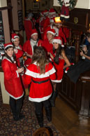 Santas (2014-019) / London Santas were raising money for the St Christopher's Hospice in South London and having a few drinks around Pimlico.