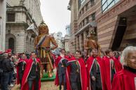Image 133 / Society of Young Freemen with the Worshopful Companiy of Weavers escorting Gog and Magog in the Lord Mayor's Procession on 8th November 2014