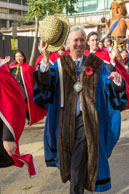 Image 215 / Society of Young Freemen with the Worshopful Companiy of Weavers escorting Gog and Magog in the Lord Mayor's Procession on 8th November 2014
