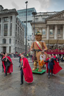 Image 287 / Society of Young Freemen with the Worshopful Companiy of Weavers escorting Gog and Magog in the Lord Mayor's Procession on 8th November 2014