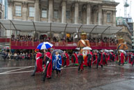 LMP-2015-352 / The Guild of Young Freemen with the Worshopful Companiy of Weavers escorting Gog and Magog in the Lord Mayor's Procession on 14th November 2015