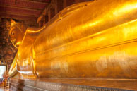 Length of the Reclining Budha / Reclining Budha in Bangkok