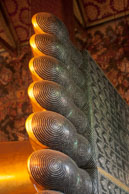 Feet of Reclining Budha / Reclining Budha in Bangkok