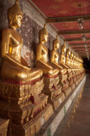 Row of Golden Budhas / Row of Golden Budhas