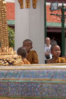 Monks in Grand Palace / Monks in Grand Palace