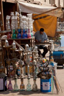 Market stall & worker / Market stall in Islamic Cairo with worker in background