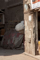Hanging wool / Sack of wool hanging in an alley somewhere in Islamic Cairo